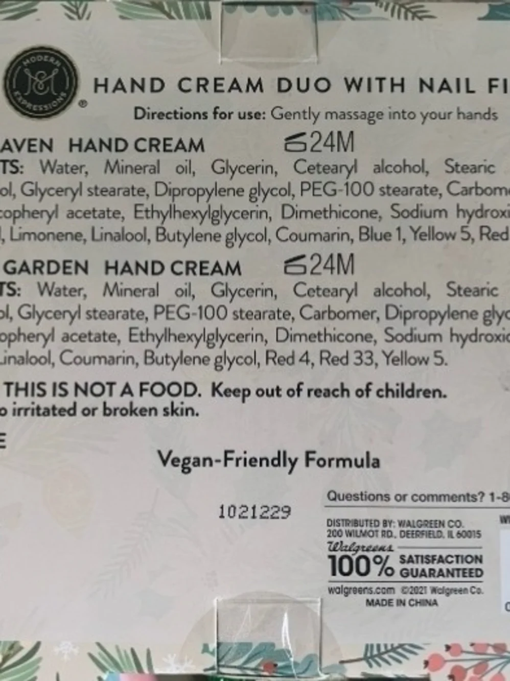 2 Sets Of Lavender Garden & Dream Heaven Hand Cream Duo with Nail File - New!
